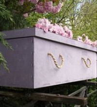 Coffins made from old newspapers now available